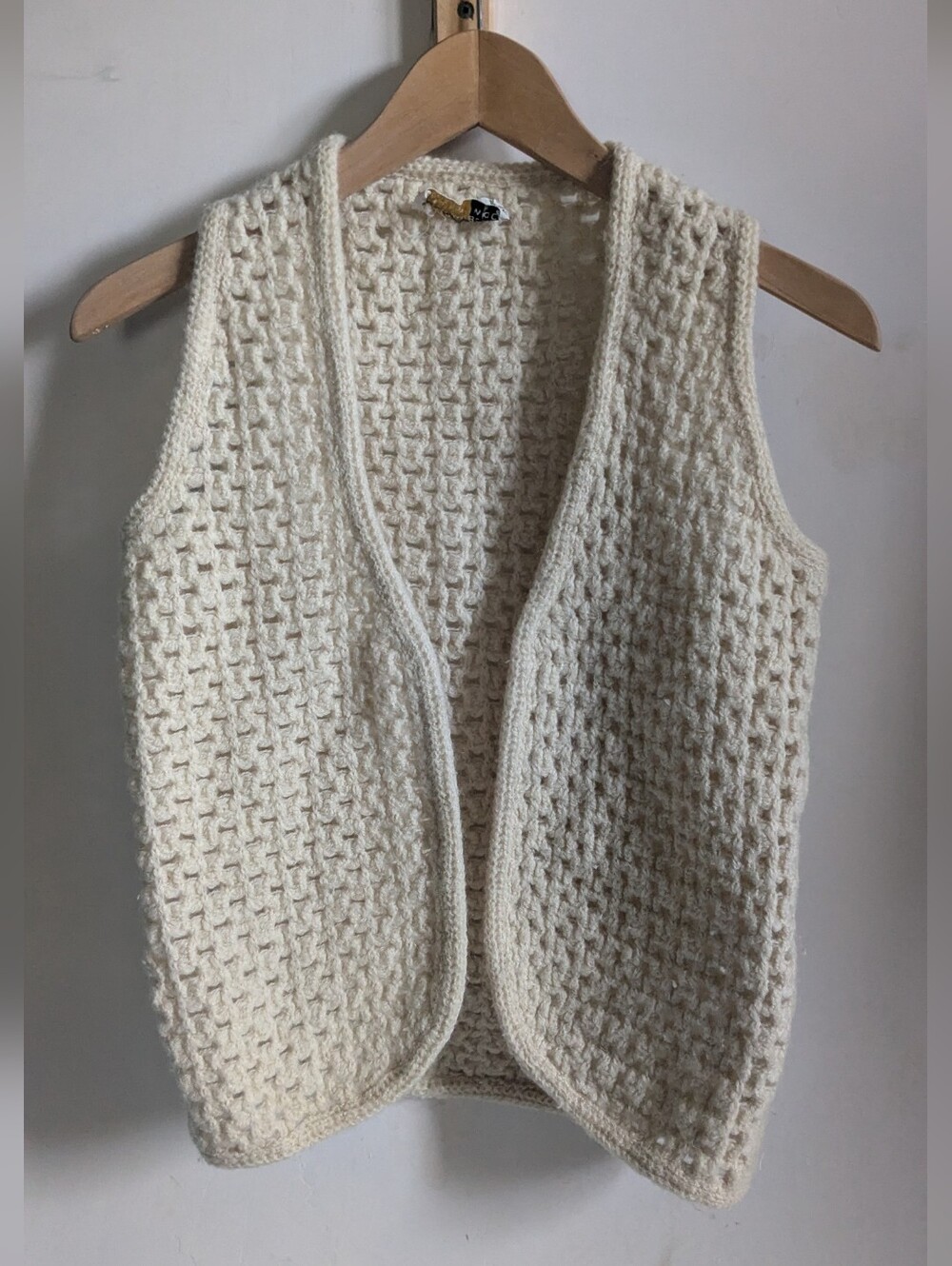 Vintage Wool Vest Holiday Knitwear